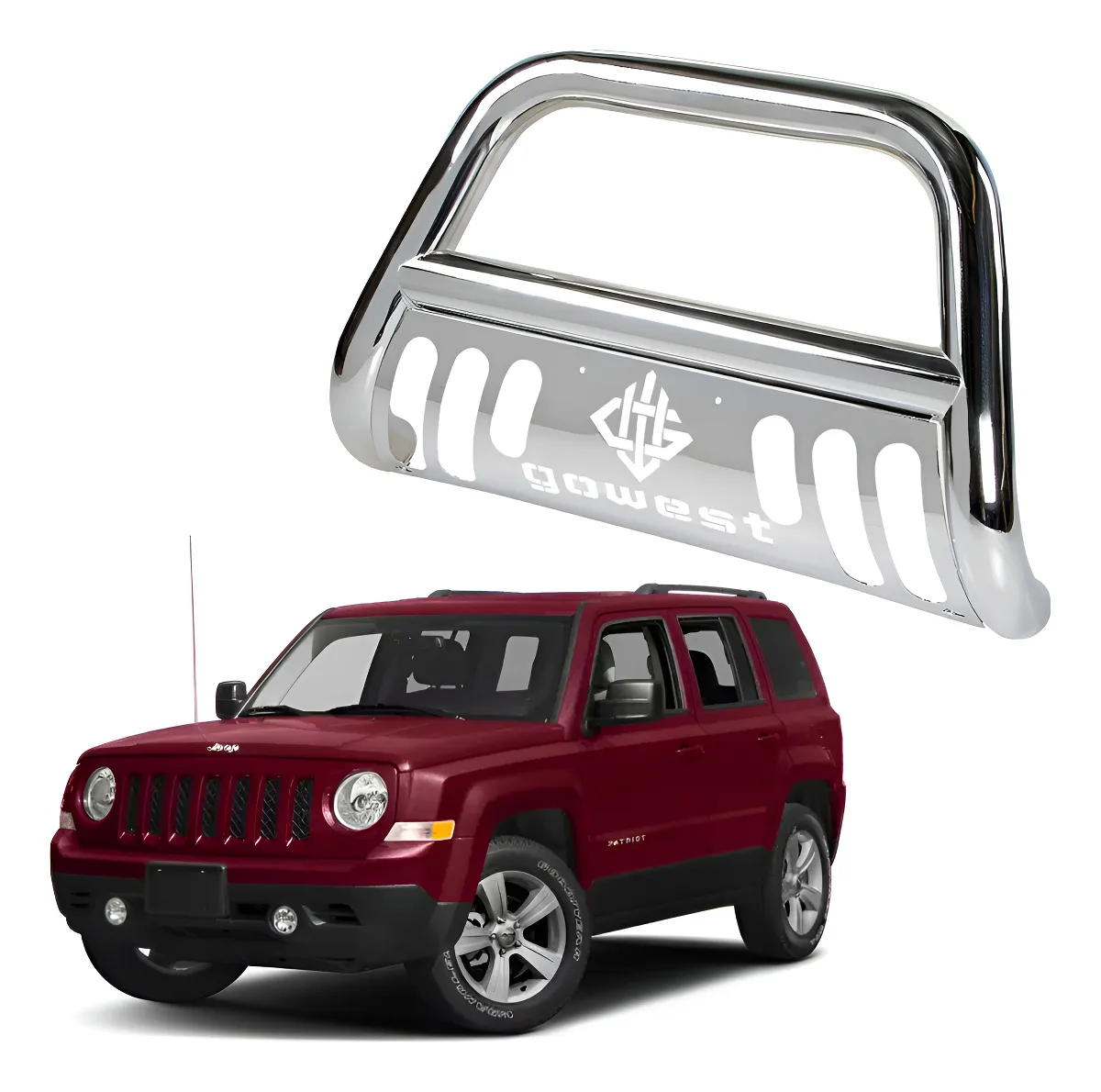 Burrera Protector Bar Cromada Jeep Patriot 2011 - 2017 - Image 1