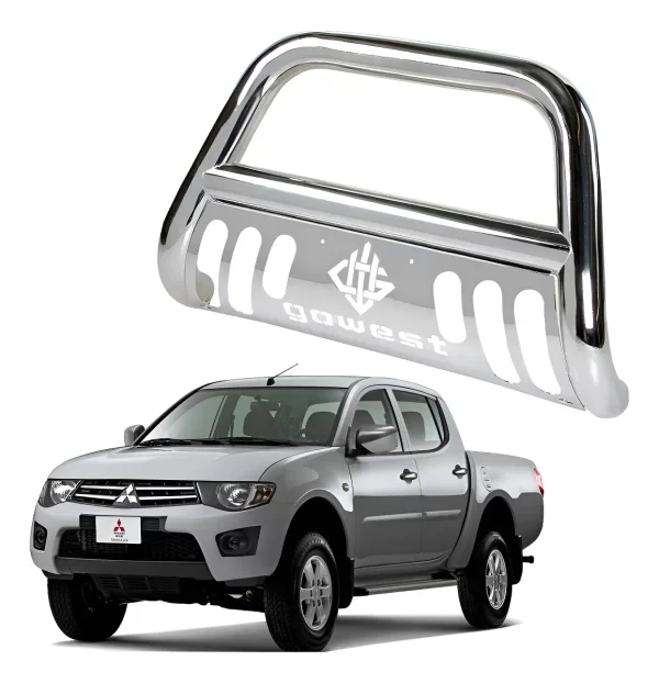 Burrera Protector Bar Cromada Mitsubishi L200 2008 - 2015