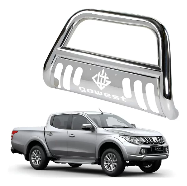 Burrera Protector Bar Cromada Mitsubishi L200 2016 - 2019