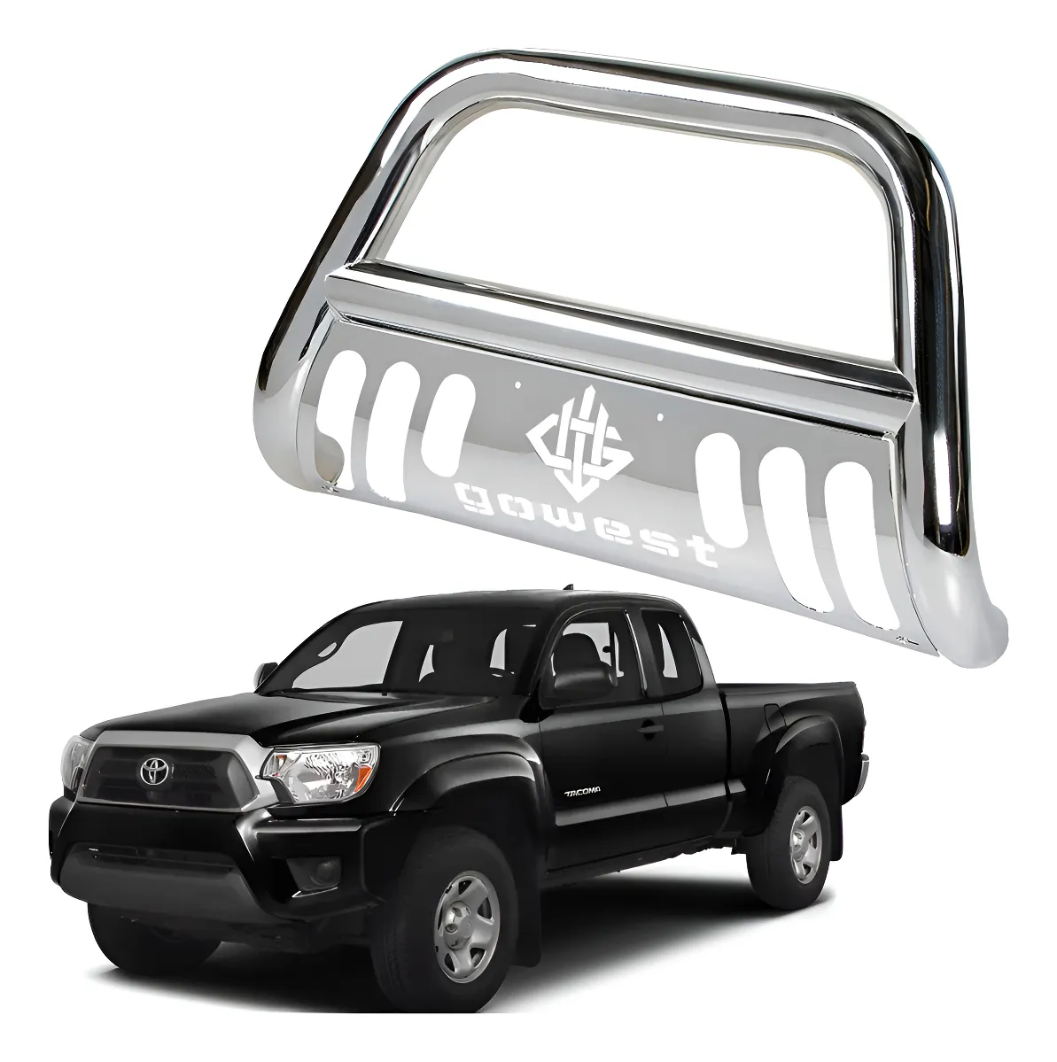 Burrera Protector Bar Cromada Toyota Tacoma 2005 - 2015 - Image 1