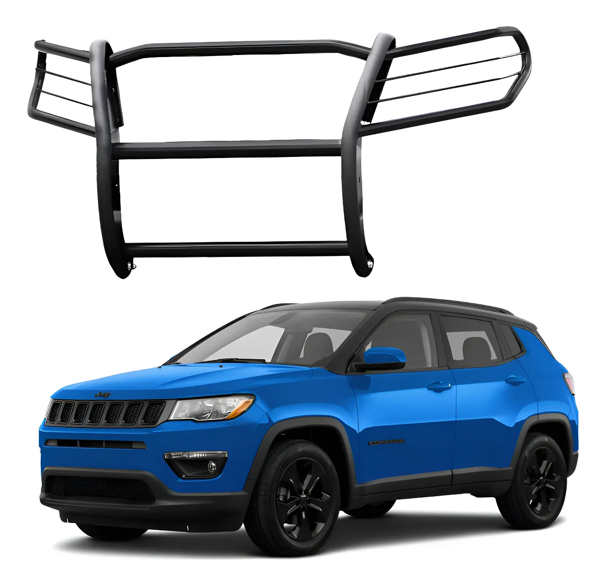 Burrera Euroguard Negra Para Jeep Compass  2018 - 2021 - Image 1