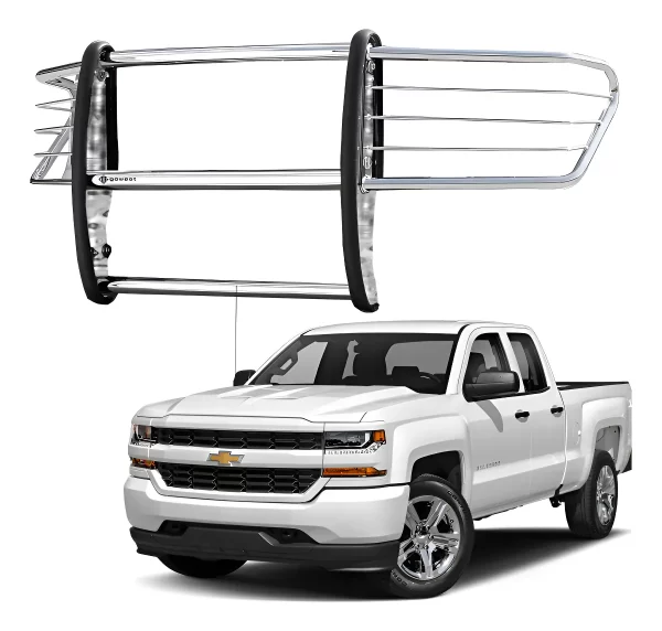 Burrera Euroguard Inoxidable Chevrolet Silverado 2014 - 2018