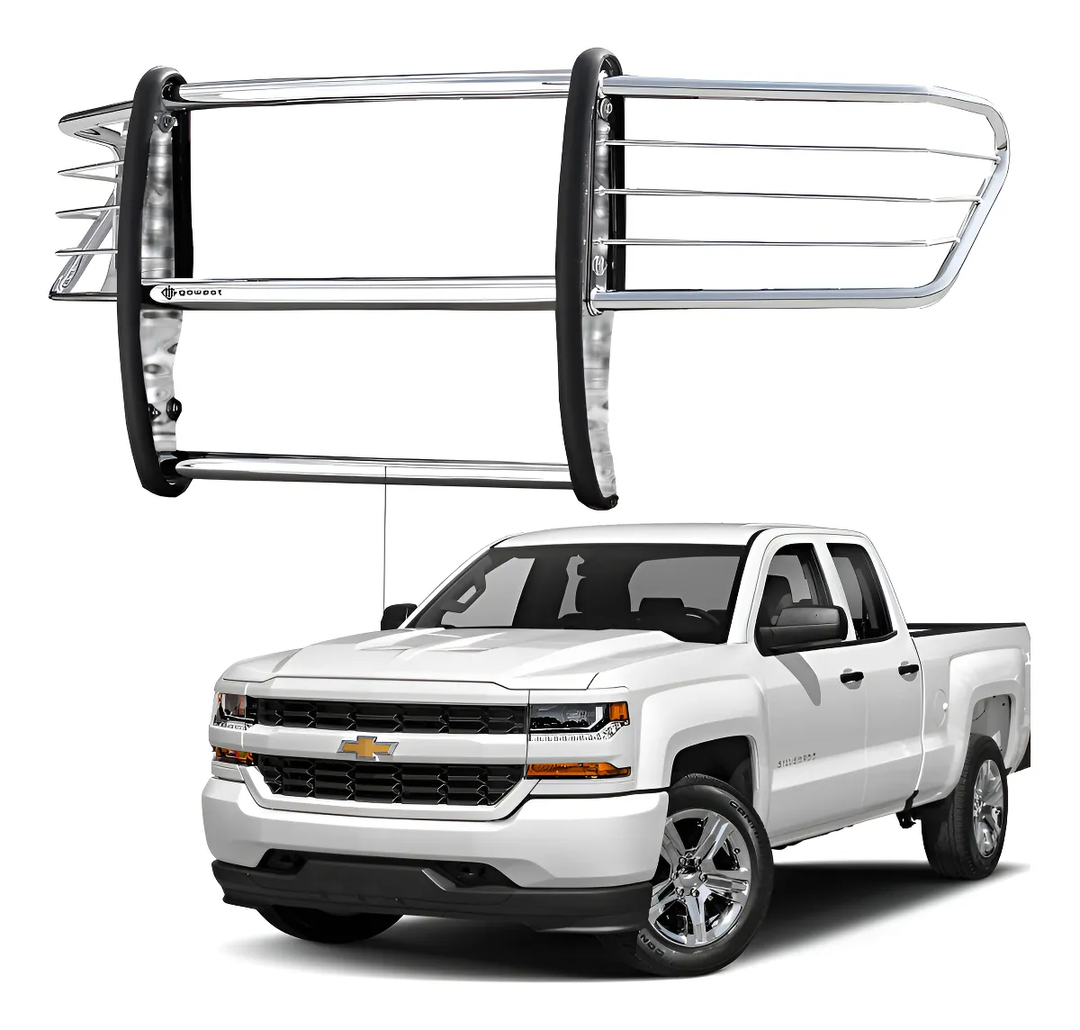 Burrera Euroguard Inoxidable Chevrolet Silverado 2014 - 2018 - Image 1