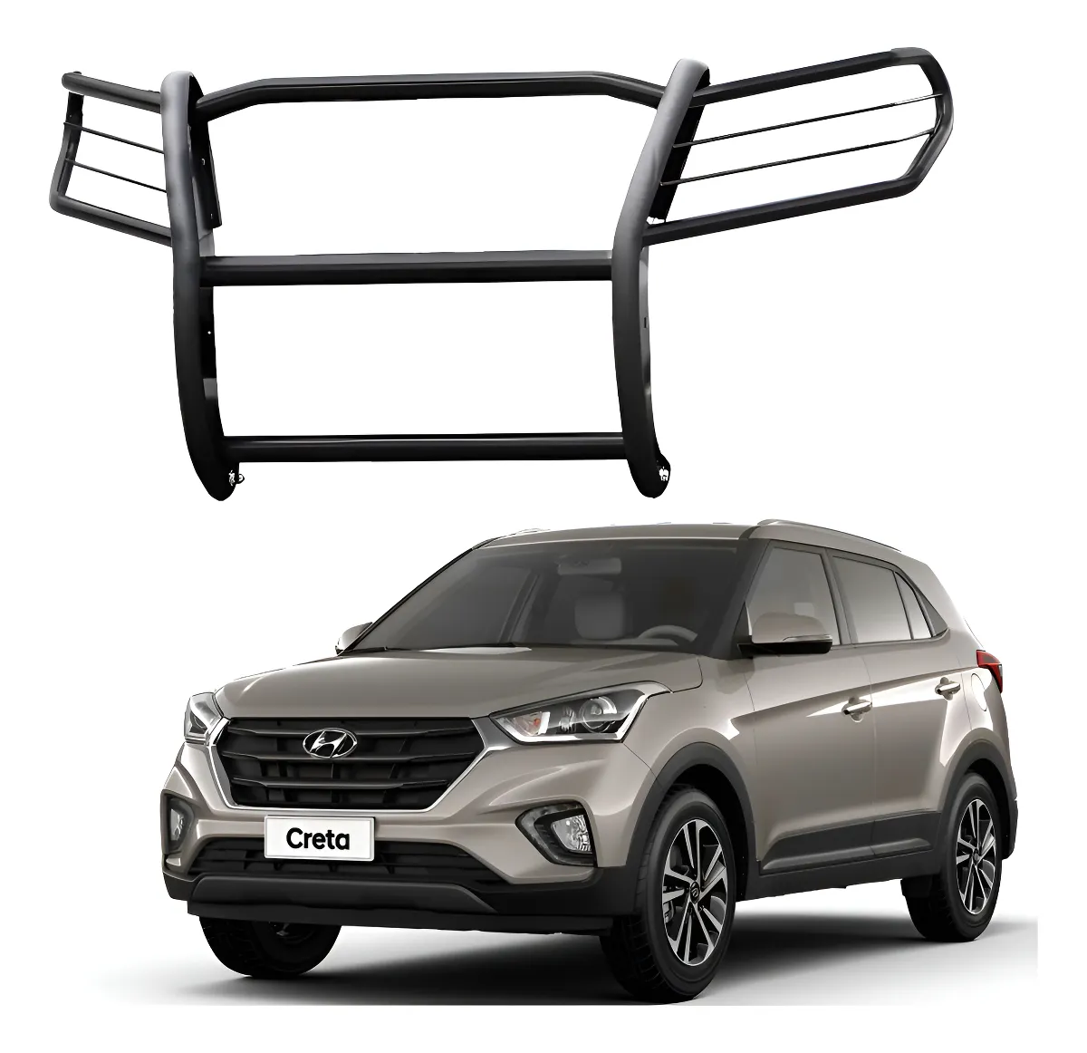 Burrera Euroguard Negra Para Hyundai Creta 2019 - 2020 - Image 1