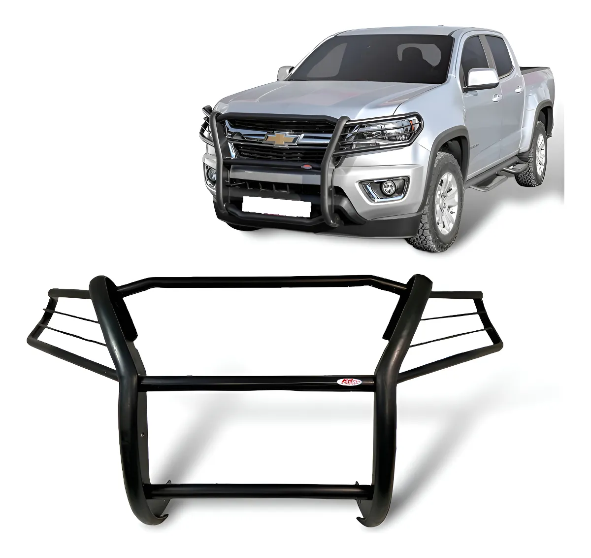 Tumbaburros Chevrolet Colorado 2016-2020 Negro Super Bronco - Image 1