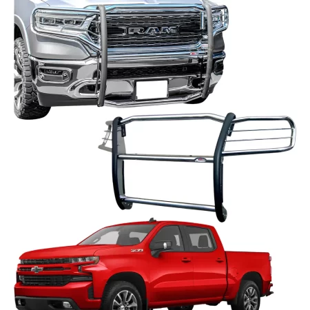 Burrera Super Bronco Cromada Chevrolet Silverado 2019 - 2021