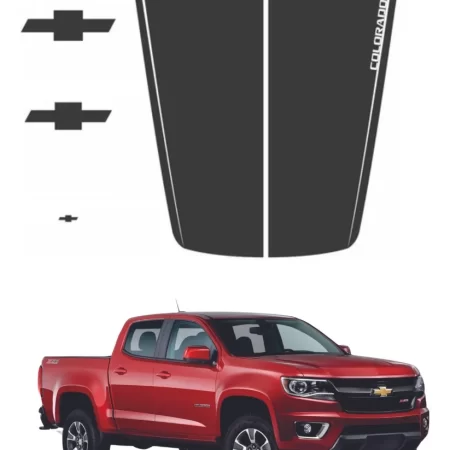 Calcomanía Para Cofre Compatible Con Chevrolet Colorado