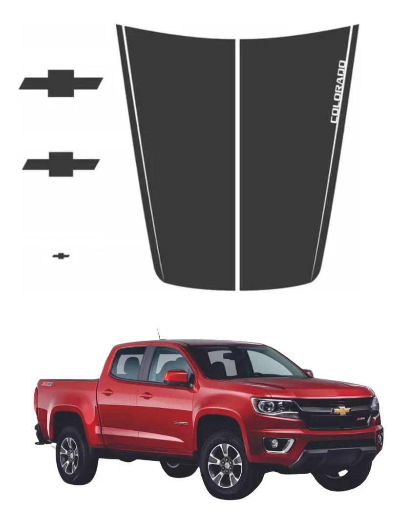 Calcomanía Para Cofre Compatible Con Chevrolet Colorado - Image 1