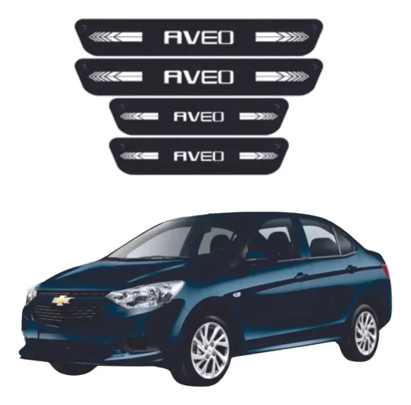 Protección De Estribos Puertas Genérico Chevrolet Aveo
