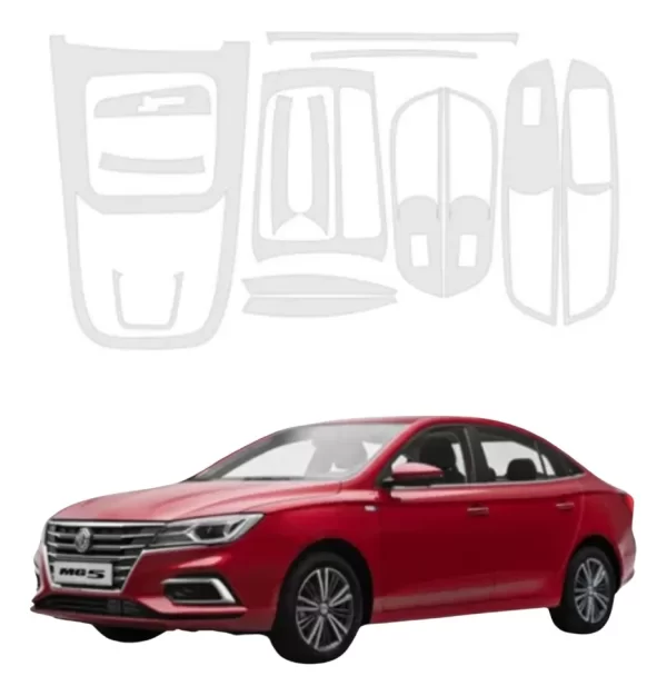 Kit Completo Sticker Puertas Y Panel Central Mg5 2021 2022