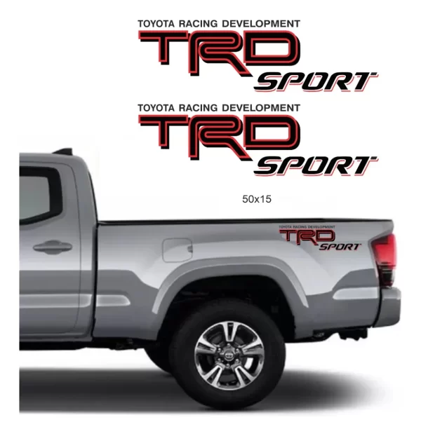 Calcomania Trd Sport Toyota Tacoma Calca Sticker Vinil