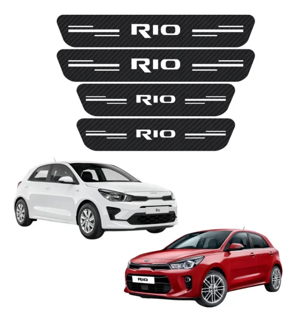 Cinta Protectora Bl Embellecedora De Estribos Para Kia Rio