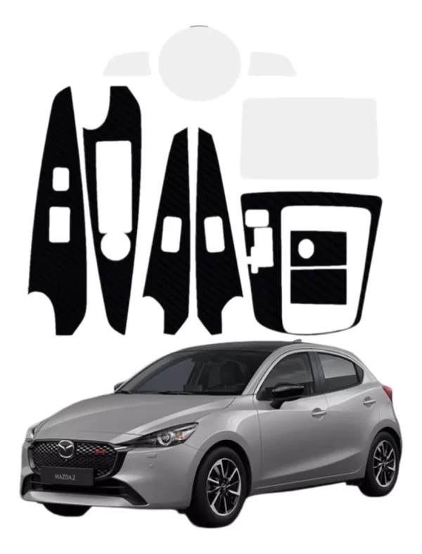 Kit Protector En Ppf Y Fibra De Carbono Mazda 2 2023