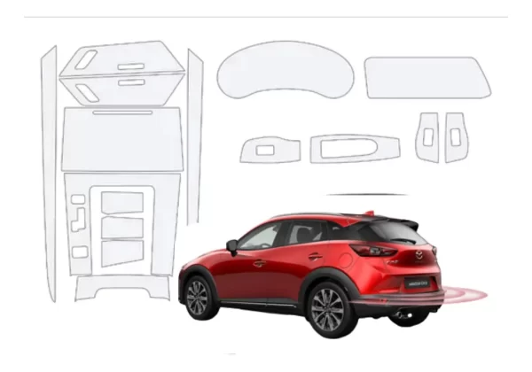 Kit Protección Ppf Para Acabado Piano Mazda Cx30 2020 Al2023