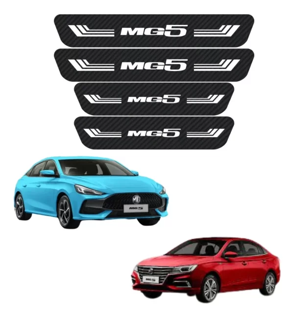Sticker Protección Bl De Estribos 4 Puertas Para Mg5