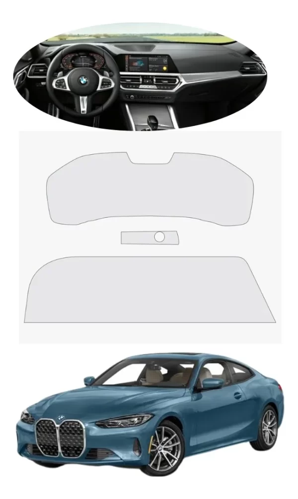 Mica Protector De Pantalla Y Clúster Bmw Serie 4 2019  2023