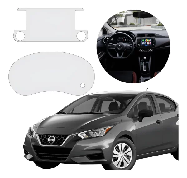 Protección  Pantalla Y Tacometro Nissan Versa 2022 2023