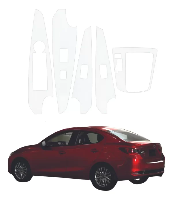 Protector Ppf Consola Central Puertas Mazda 2 2019 Al 2023