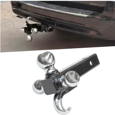 Tiron De Arrastre Remolque Cople Triple Bola Con Gancho