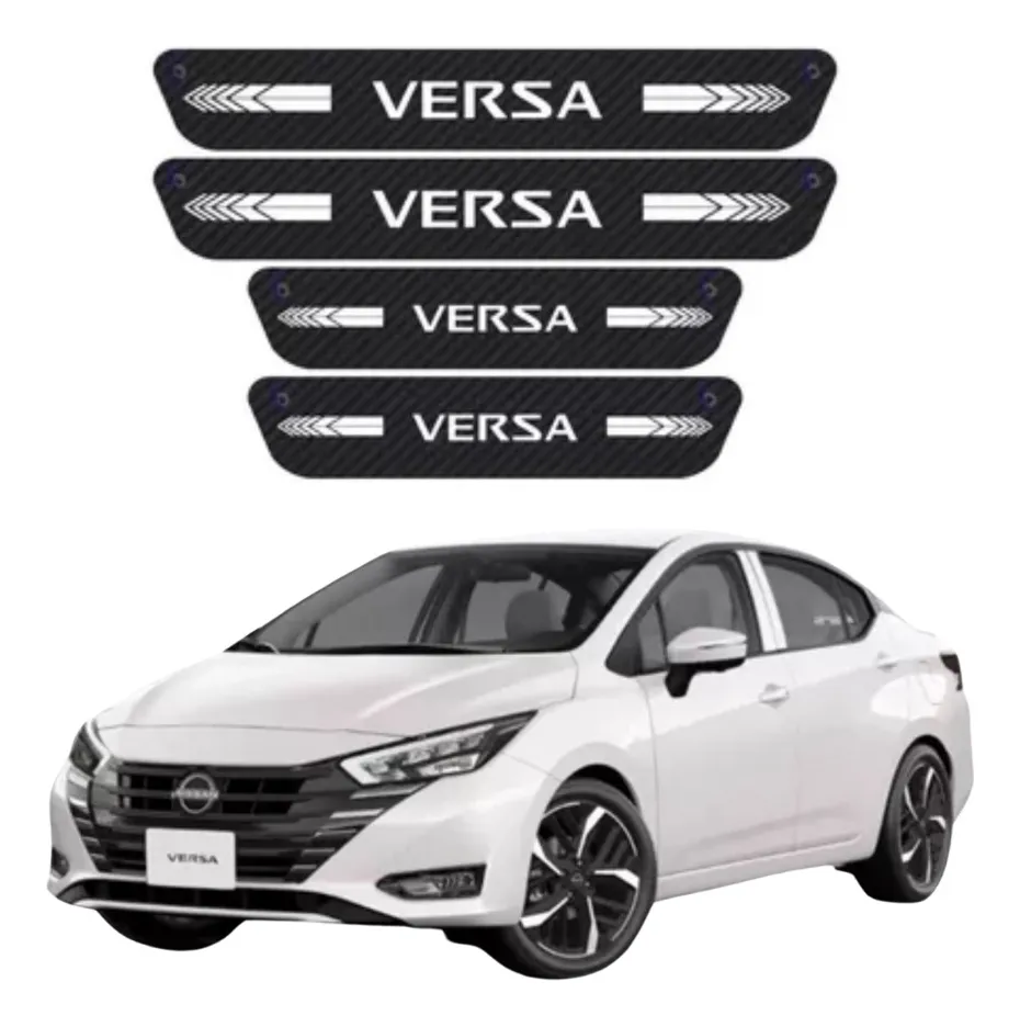 Sticker Protección De Estribos Puertas Nissan Versa Diseño 1 - Image 1