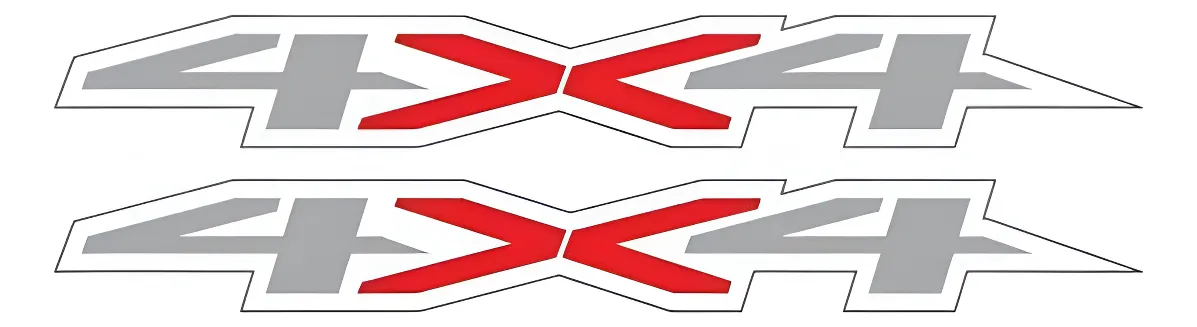 Sticker Calcomania 4x4 Silverado Sierra Vinil Calca Batea - Image 1