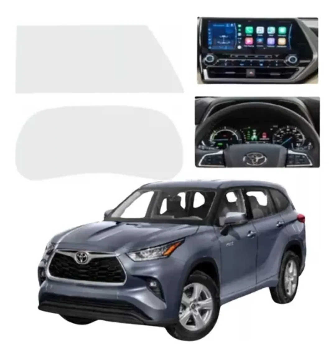Protector Mica Pantalla Y Cluster Toyota Highlander 2023 - Image 1