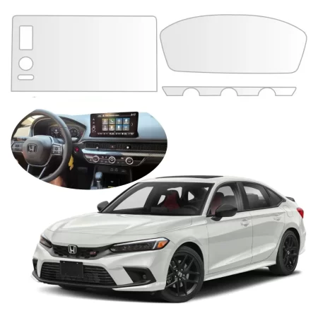 Protector Mica Pantalla Y Tacometro Para Honda Civic 2023