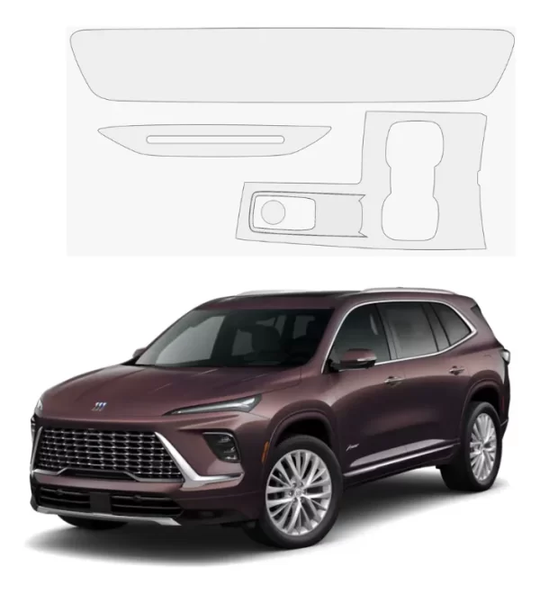 Protección Ppf Pantalla Y Panel Central Buick Enclave 2025