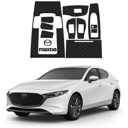 Sticker Protector De 4 Puertas Y Panel Central Mazda 3 2020