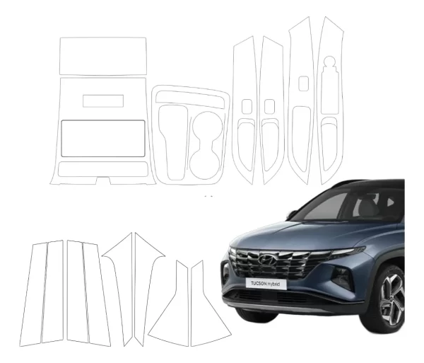 Kit Completo De Proteccion Ppf Para  Tucson 2024