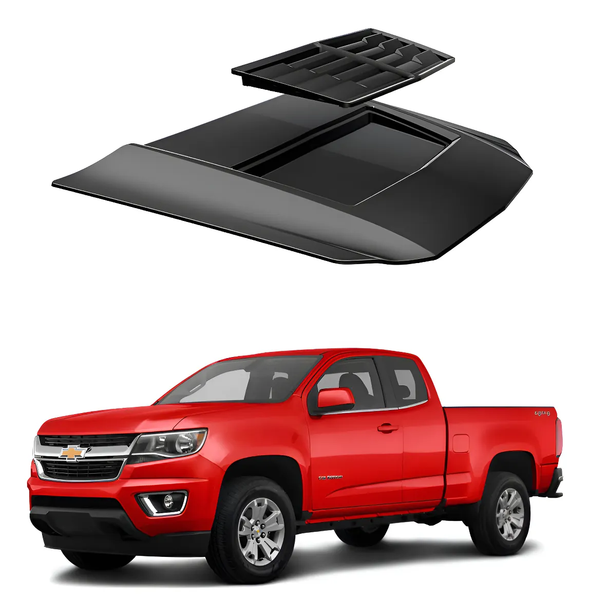 Toma De Aire De Cofre Airdesign Chevrolet Colorado 2016-2022 - Image 1