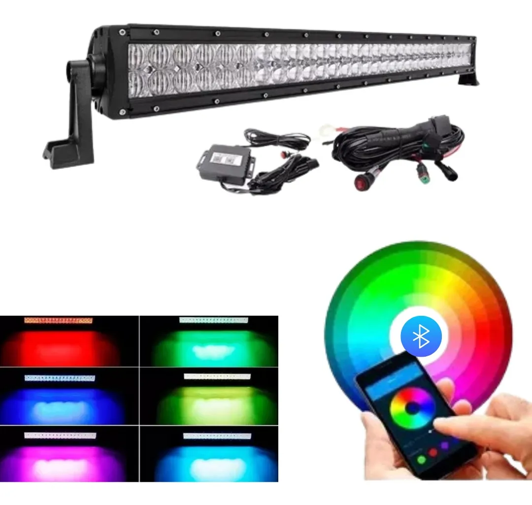 Barra Luz Led 42puLG Mictuning Rgb5d Multicolor Jeep Atv Suv - Image 1