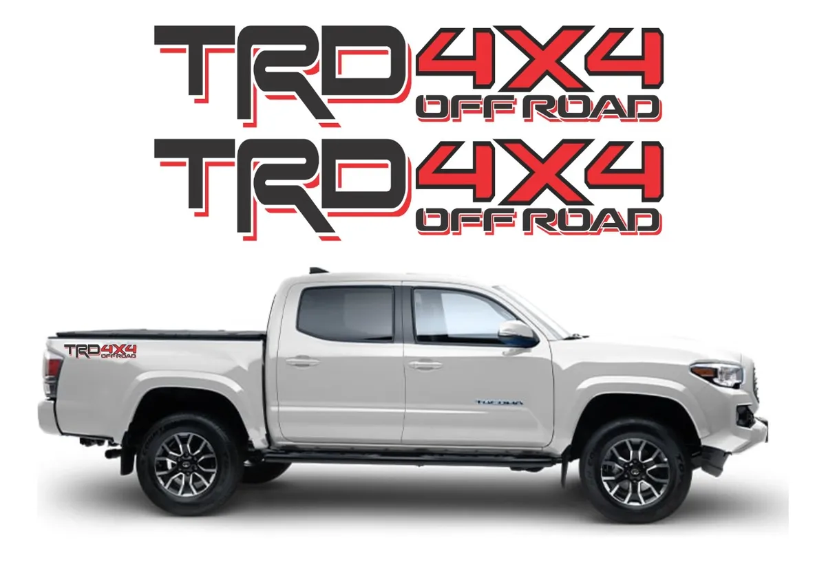 Calcomania Sticker Trd 4x4 Off Road Toyota Calca Vinil - Image 1