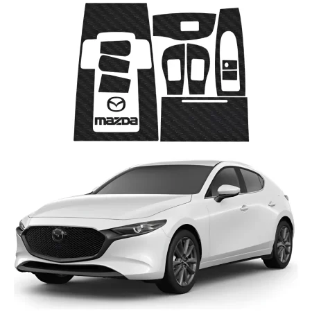 Sticker Protector 4 Puertas Y Panel Central Mazda 3 19 - 21