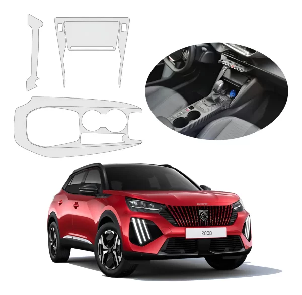 Proteccion Ppf Interior Panel Central Peugeot 2008 2024