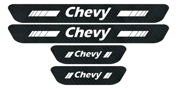 Sticker Protección De Estribos Para Marco De Puertas Chevy
