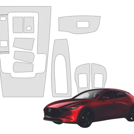 Protección Ppf Panel Central Y Puertas Mazda 3 2024