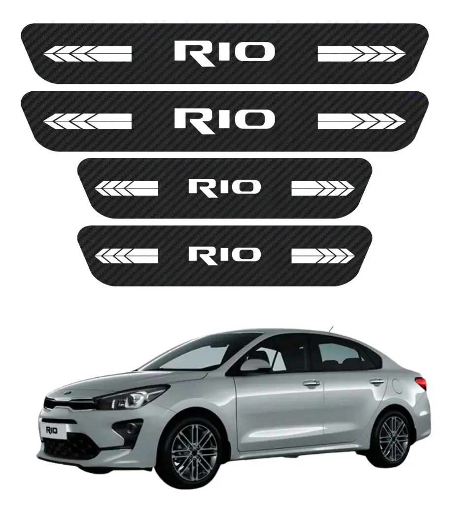Protección Bl De Estribos 4 Puertas Compatible Con Kia Rio - Image 1