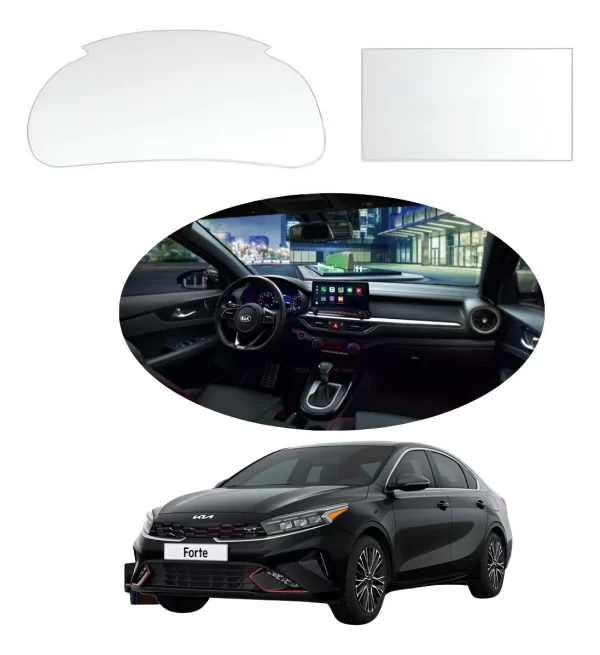 Protector Pantalla Y Clúster Para Kia Forte Sedan 22-2023