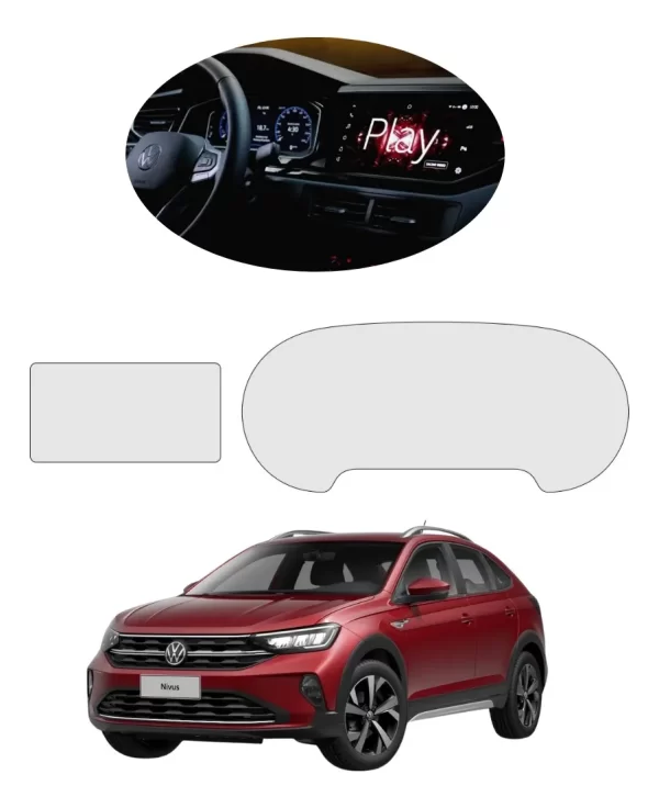 Protector Pantalla Y Clúster Para Nivus Highline 2024