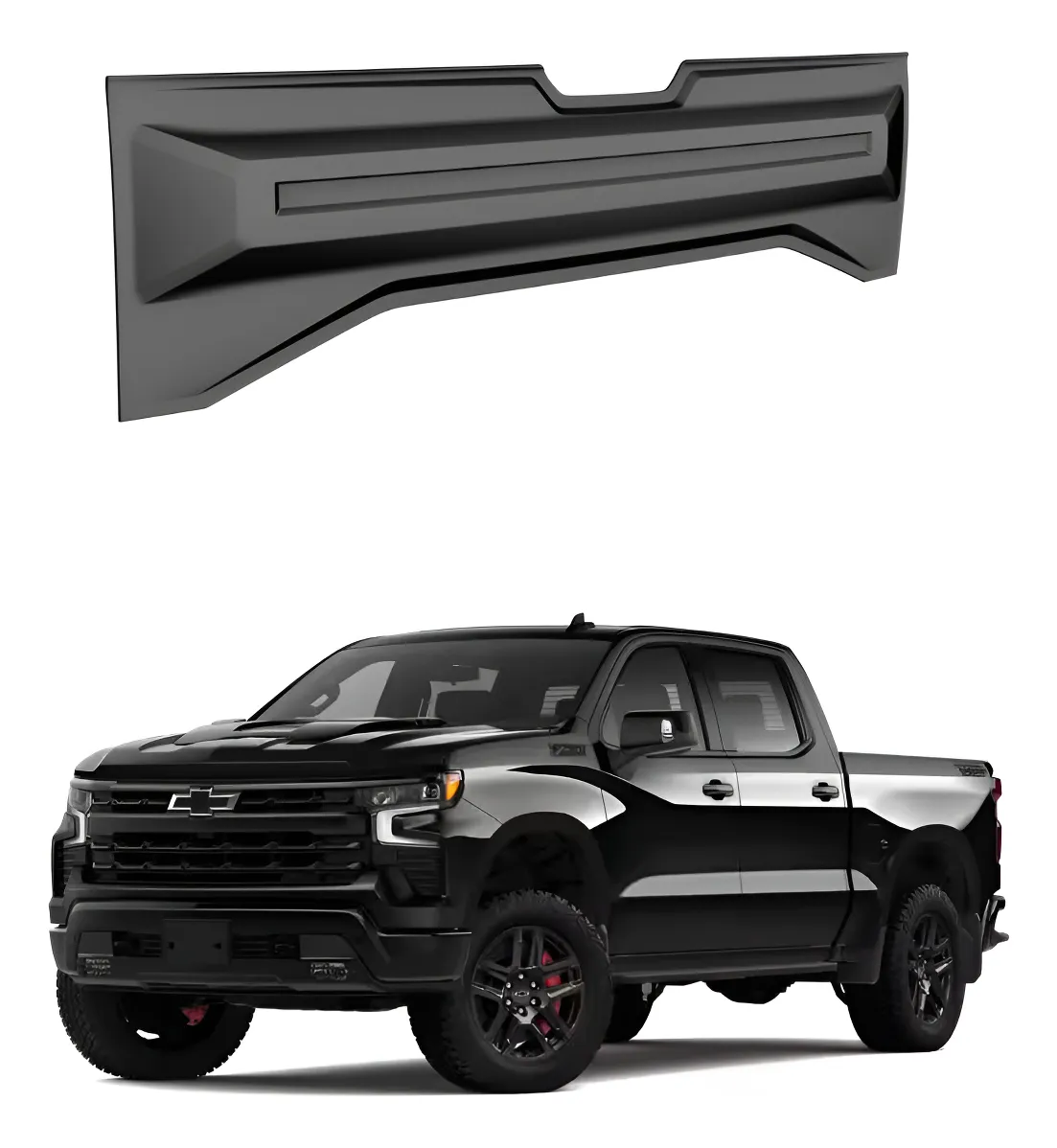Aplique Trasero De Tapa Airdesign Chevrolet Silverado 2019 - Image 1