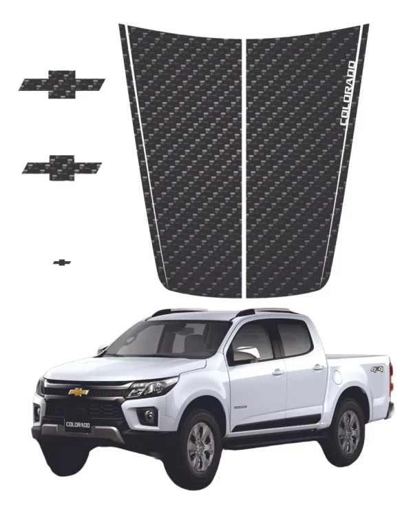 Calcomanía Para Cofre Compatible Con Chevrolet Colorado
