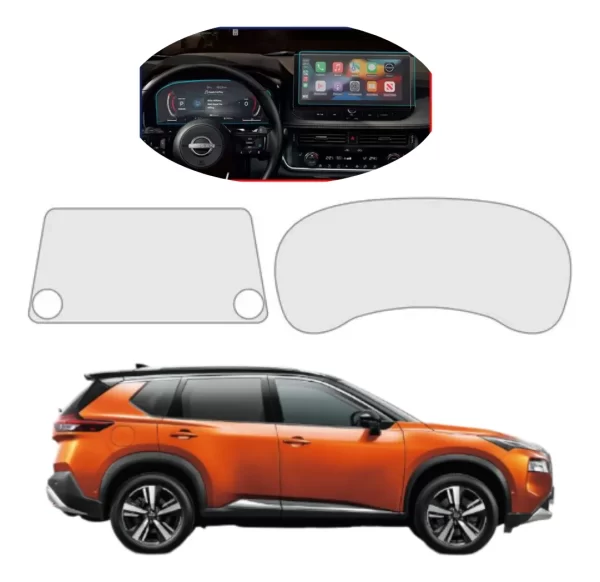 Protector Bl Pantalla Y Clúster Compatible Con X-trail 2023