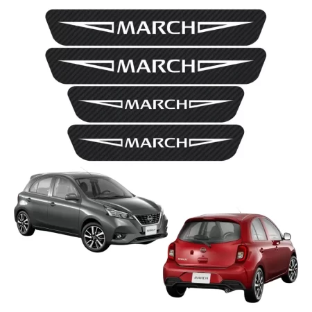 Cinta Protectora Bl Embellecedora Estribos Para Nissan March