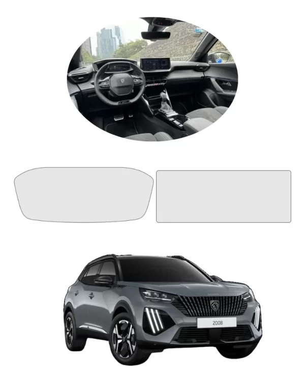 Protector Pantalla Y Tacometro Para Peugeot 2008 Gt 2025