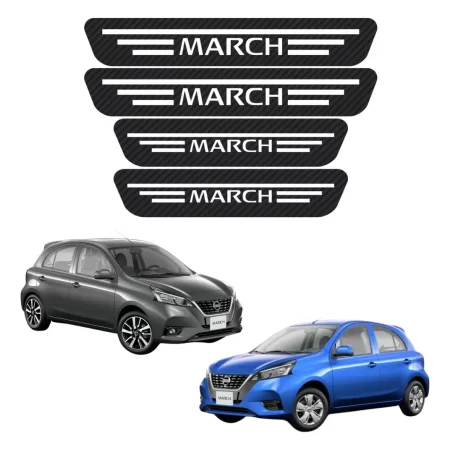 Cinta Protectora Bl Embellecedora Estribos Para Nissan March