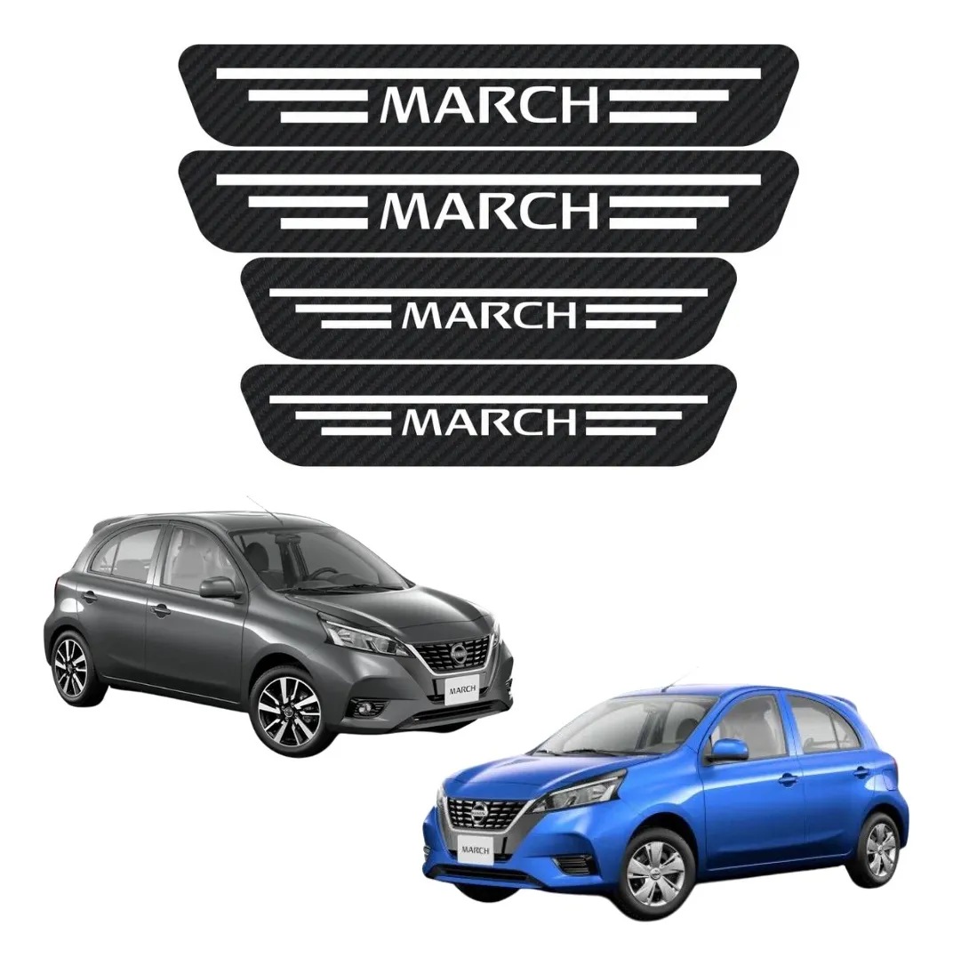 Cinta Protectora Bl Embellecedora Estribos Para Nissan March - Image 1