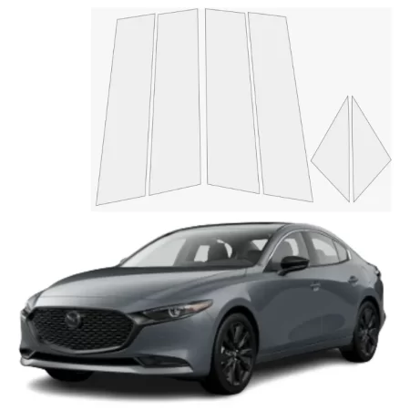 Protector Bl Postes Exteriores Para Mazda 3 Hb Y Sedan 2024