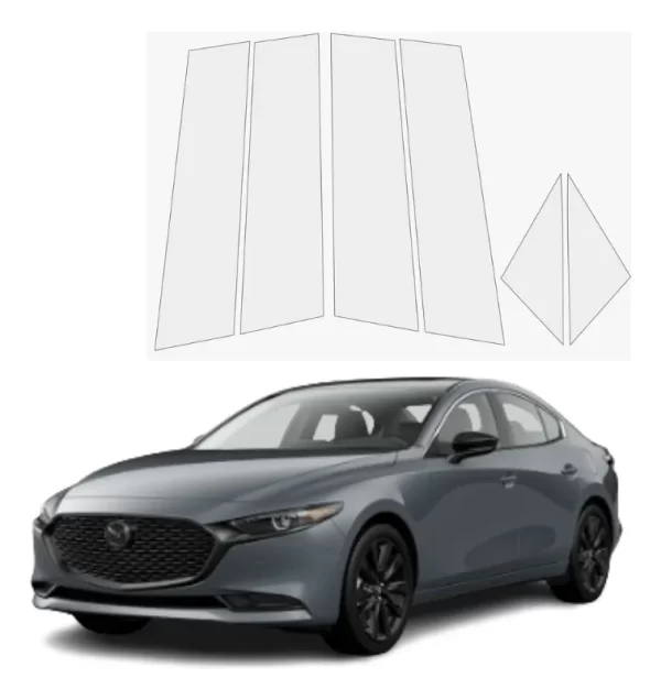 Protector Bl Postes Exteriores Para Mazda 3 Hb Y Sedan 2024