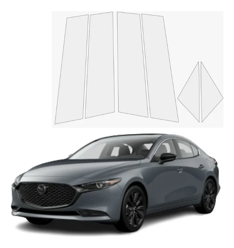 Protector Bl Postes Exteriores Para Mazda 3 Hb Y Sedan 2024 - Image 1